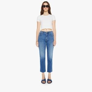 MOTHER Denim The Smarty Pants Flood in Connect the Dots